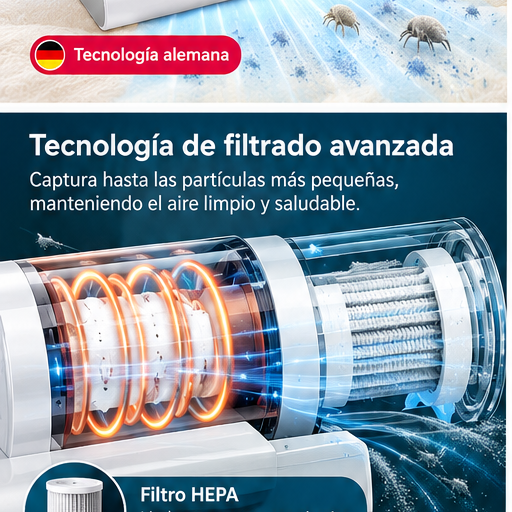 Aspiradora Portátil Colchón Anti-acaros