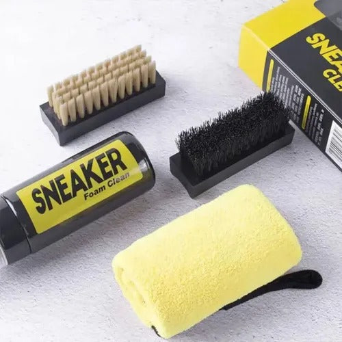 Kit de Limpieza Zapatos y Zapatillas Espuma